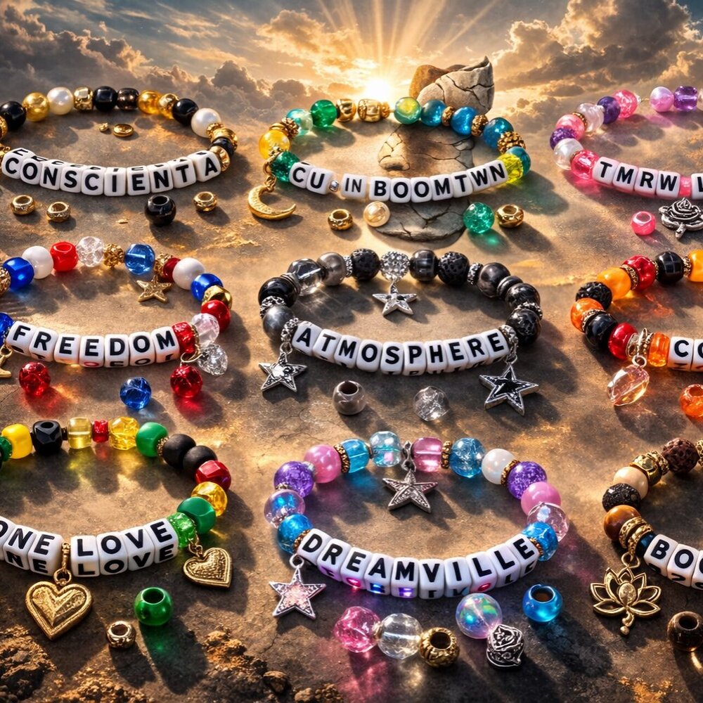 TOMORROWLAND | SET OF 10 KANDI BRACELETS FOR FESTIVAL / TOMORROWLAND 2026
